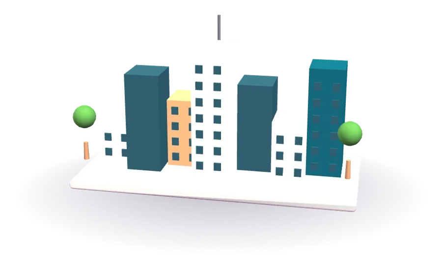 3D illustration: Locations We Cover for Luxury Property and Venues in Delhi NCR