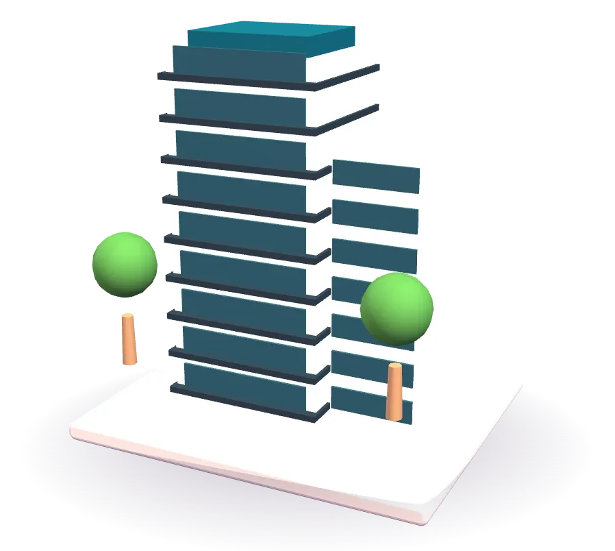 3D illustration: Luxury Property in Delhi NCR